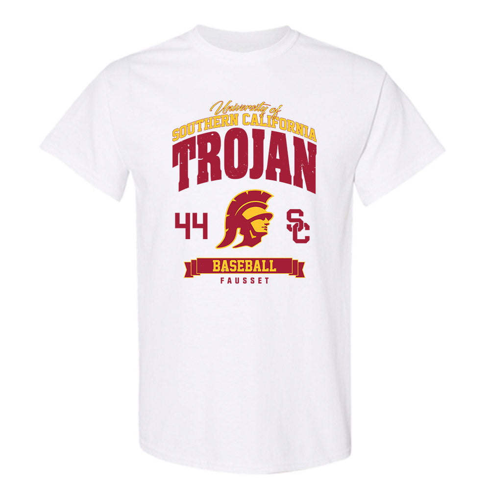 USC - NCAA Baseball : Cameron Fausset - Classic Fashion Shersey T-Shirt-0