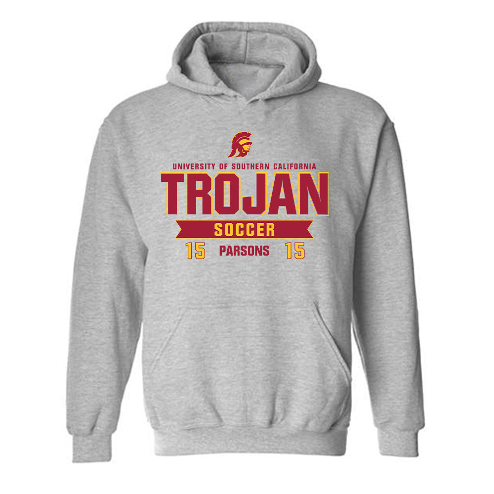 USC - NCAA Women's Soccer : Alyssa Parsons - Classic Fashion Shersey Hooded Sweatshirt-0