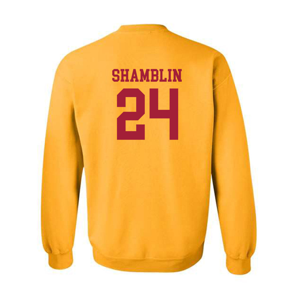 USC - NCAA Women's Basketball : Brooklyn Shamblin - Classic Shersey Crewneck Sweatshirt-1