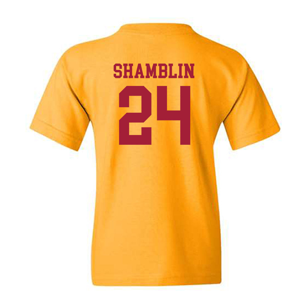 USC - NCAA Women's Basketball : Brooklyn Shamblin - Classic Shersey Youth T-Shirt-1