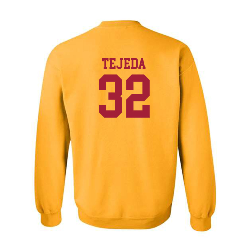 USC - NCAA Baseball : Richard Tejeda - Classic Shersey Crewneck Sweatshirt-1