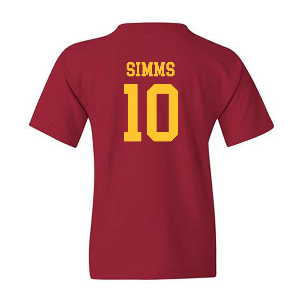 USC - NCAA Football : Corey Simms - Classic Shersey Youth T-Shirt-1