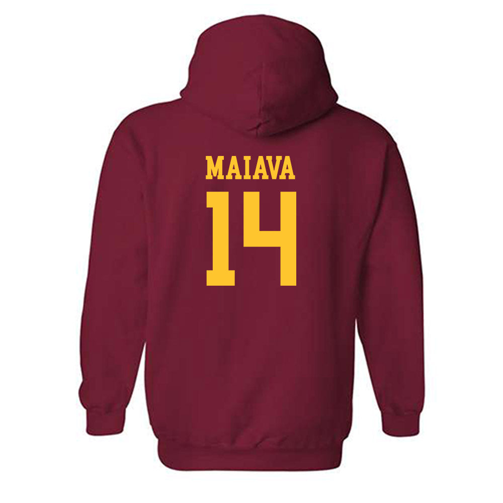 USC - NCAA Football : Jayden Maiava - Classic Shersey Hooded Sweatshirt-1