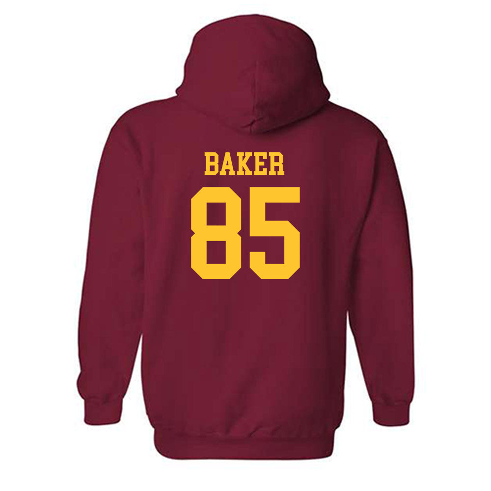 USC - NCAA Football : Tron Baker - Classic Shersey Hooded Sweatshirt-1