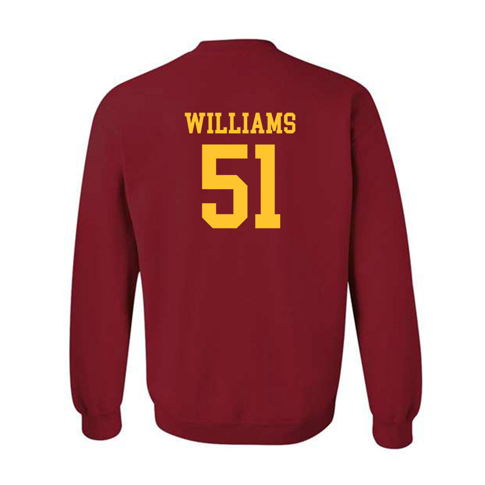 USC - NCAA Football : Andrew Williams - Classic Shersey Crewneck Sweatshirt-1