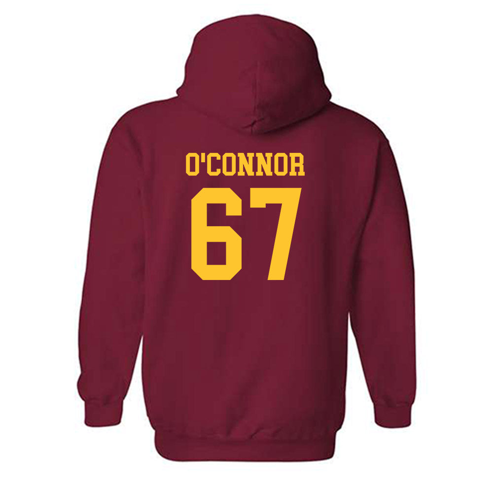 USC - NCAA Football : Kilian O'Connor - Classic Shersey Hooded Sweatshirt-1