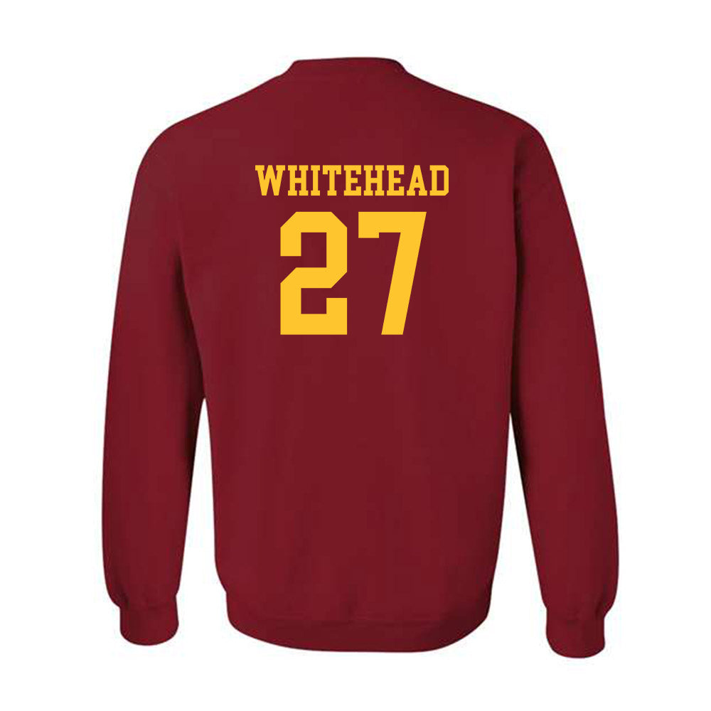 USC - NCAA Baseball : Ace Whitehead - Classic Shersey Crewneck Sweatshirt-1