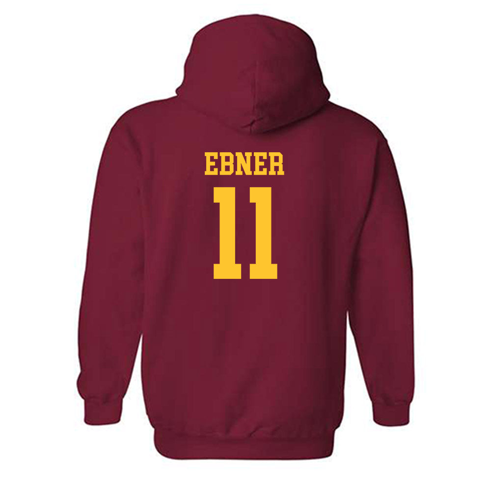 USC - NCAA Baseball : Michael Ebner - Classic Shersey Hooded Sweatshirt-1