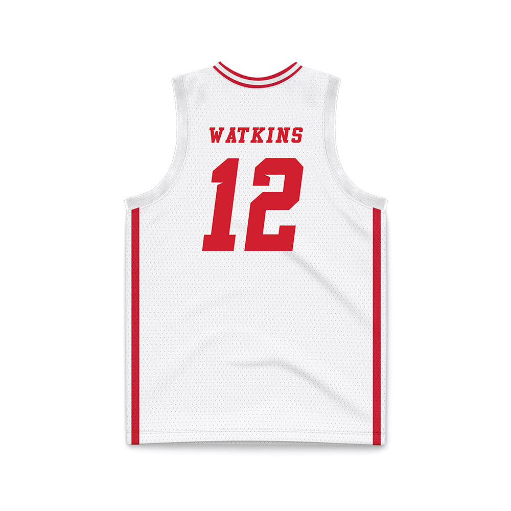 Fresno State - NCAA Women's Basketball : Avery Watkins - White Basketball Jersey