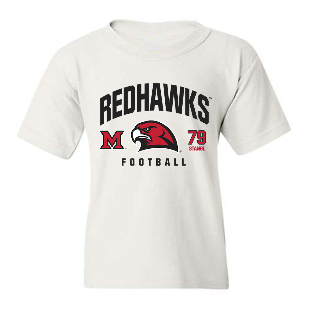 Miami of Ohio - NCAA Football : Jonathan Stangl - Classic Fashion Shersey Youth T-Shirt-0