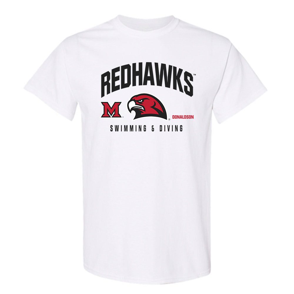 Miami of Ohio - NCAA Men's Swimming & Diving : Kevin Donaldson - Classic Fashion Shersey T-Shirt-0