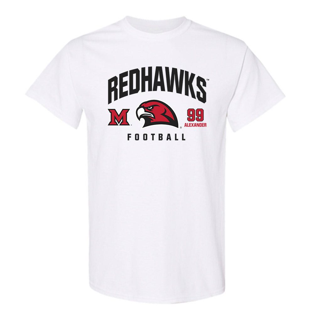 Miami of Ohio - NCAA Football : Oyeka Alexander - Classic Fashion Shersey T-Shirt-0