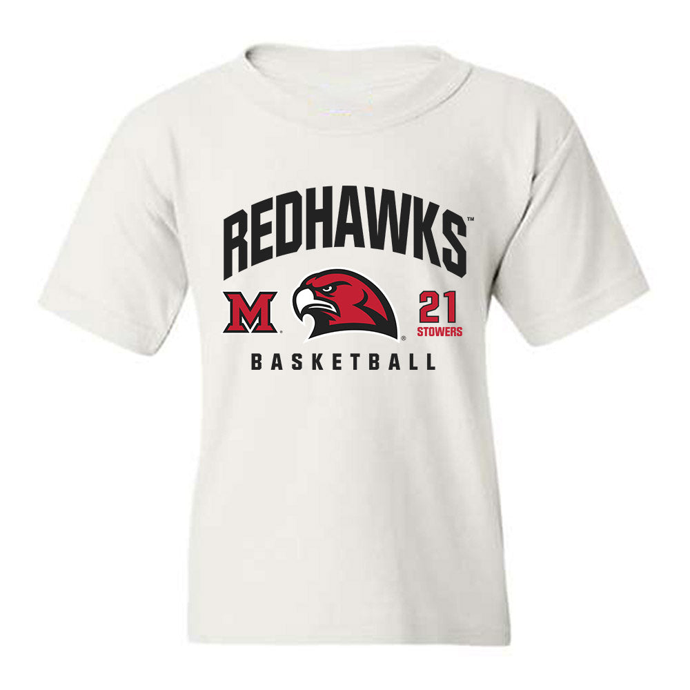 Miami of Ohio - NCAA Men's Basketball : Leshawn Stowers - Classic Fashion Shersey Youth T-Shirt-0