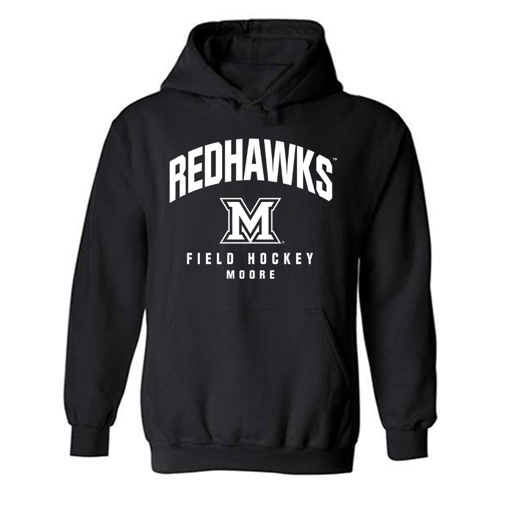 Miami of Ohio - NCAA Women's Field Hockey : Abby Moore - Fashion Shersey Hooded Sweatshirt-0