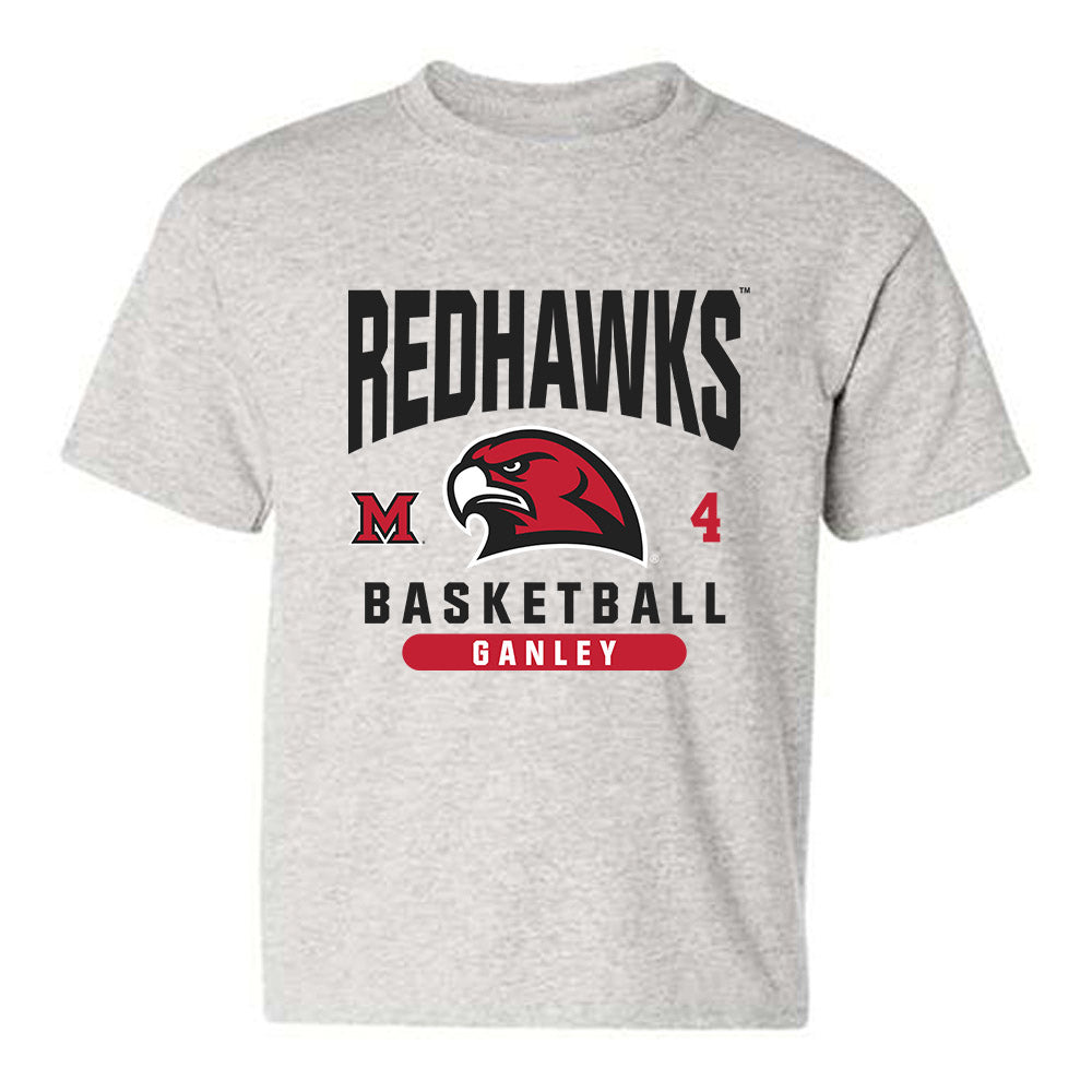 Miami of Ohio - NCAA Men's Basketball : Brady Ganley - Classic Fashion Shersey Youth T-Shirt-0