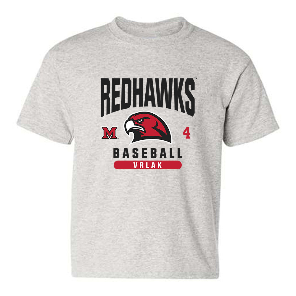 Miami of Ohio - Baseball Alumni : Jake Vrlak - Classic Fashion Shersey Youth T-Shirt-0