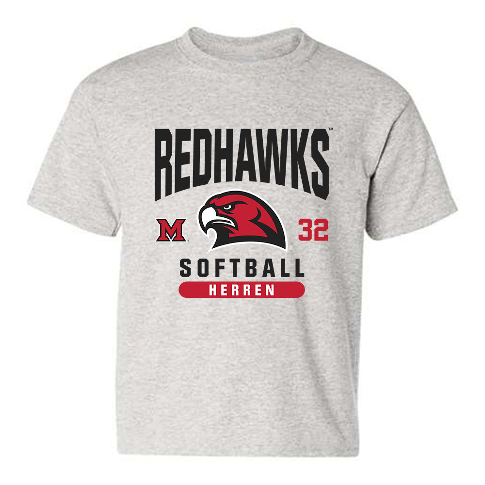 Miami of Ohio - NCAA Softball : Abigail Herren - Classic Fashion Shersey Youth T-Shirt-0