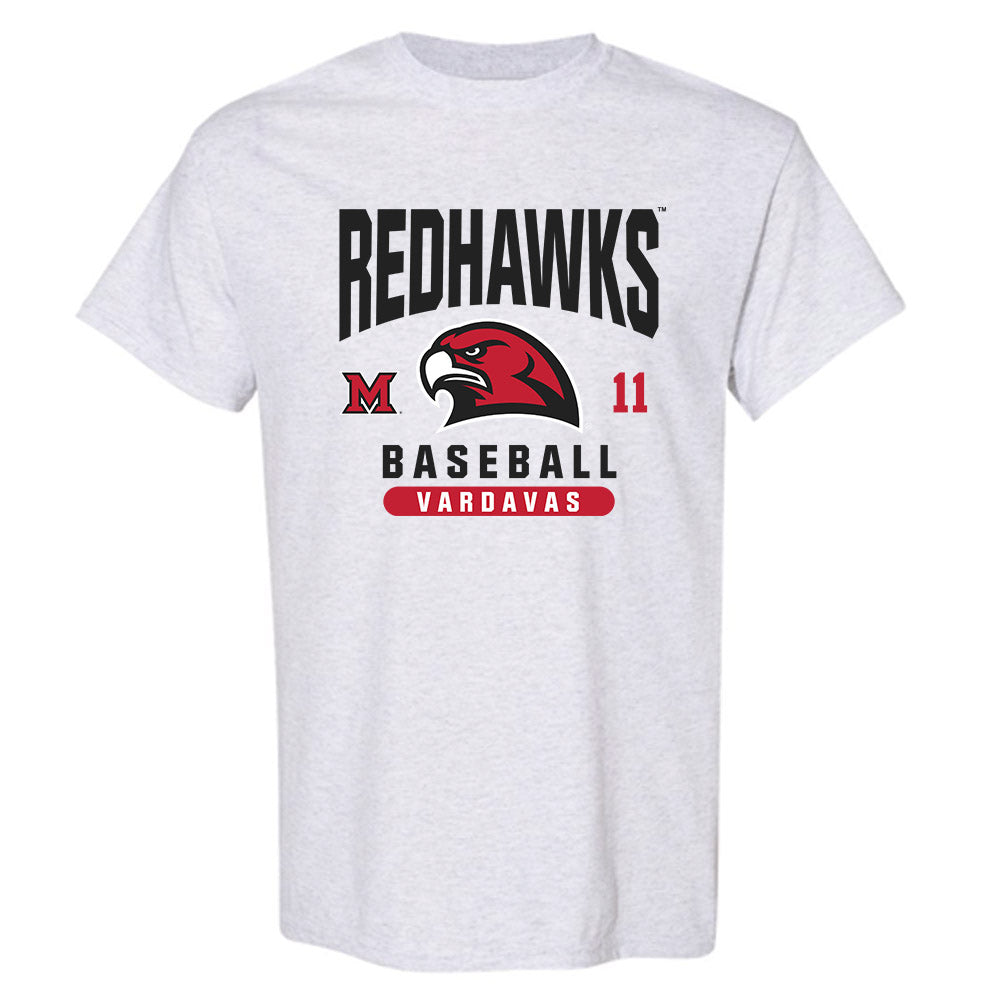 Miami of Ohio - NCAA Baseball : Nick Vardavas - Classic Fashion Shersey T-Shirt-0