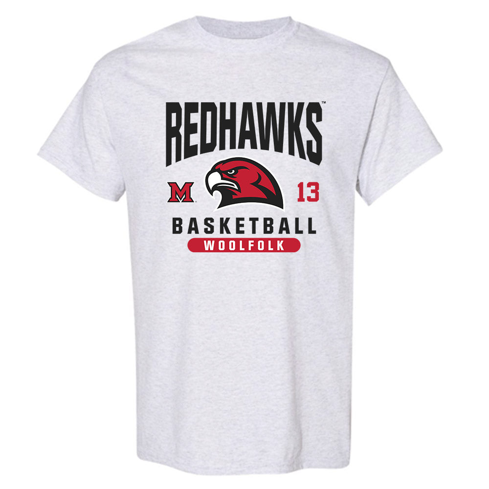Miami of Ohio - NCAA Men's Basketball : Antwone Woolfolk - Classic Fashion Shersey T-Shirt-0