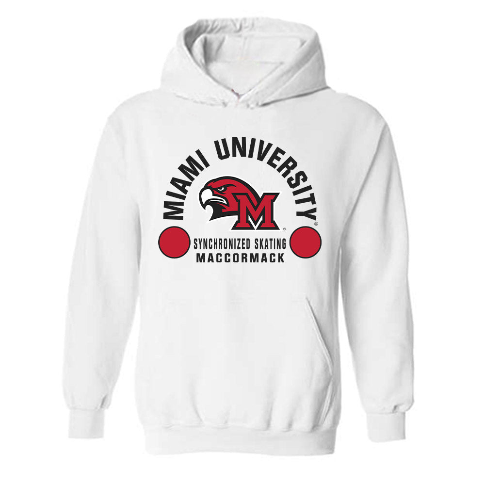 Miami of Ohio - NCAA Women's Synchronized Skating : Ava MacCormack - Classic Fashion Shersey Hooded Sweatshirt-0