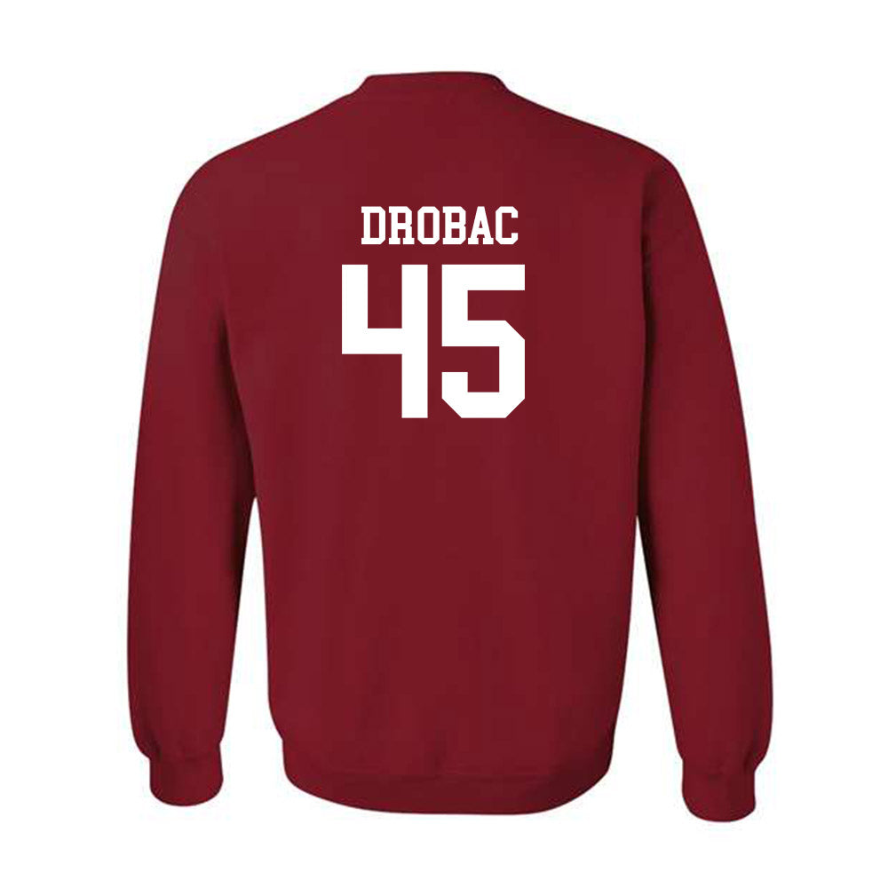 Miami of Ohio - NCAA Men's Ice Hockey : Matteo Drobac - Classic Shersey Crewneck Sweatshirt-1