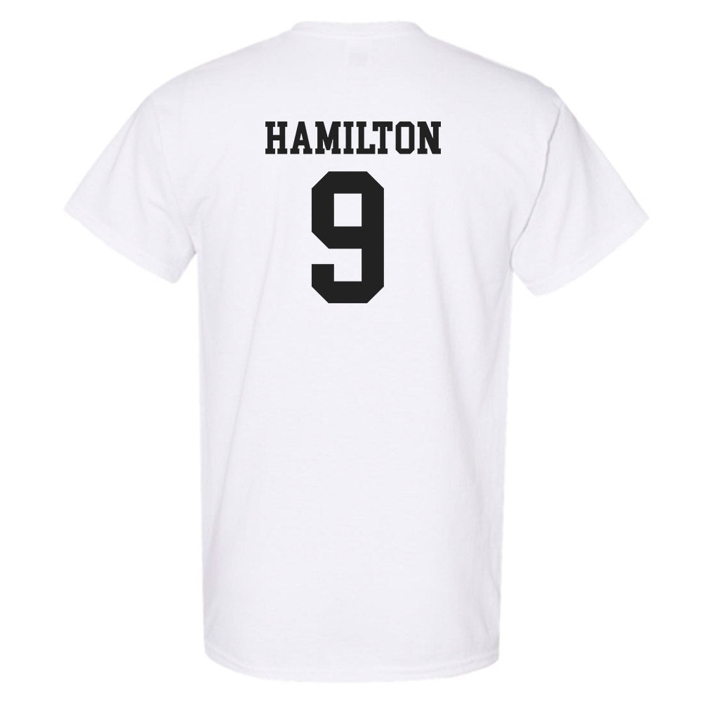 Miami of Ohio - NCAA Men's Ice Hockey : Jack Hamilton - Classic Shersey T-Shirt-1