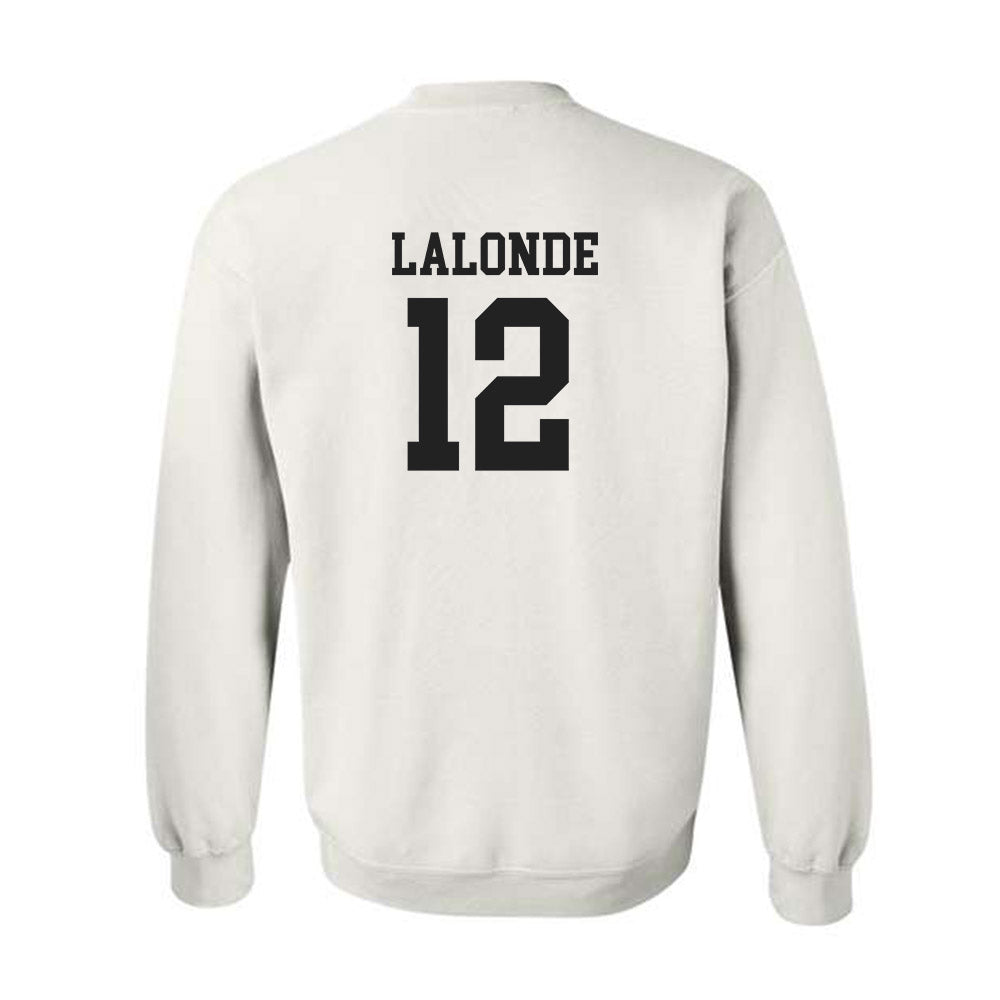 Miami of Ohio - NCAA Men's Ice Hockey : Owen Lalonde - Classic Shersey Crewneck Sweatshirt-1