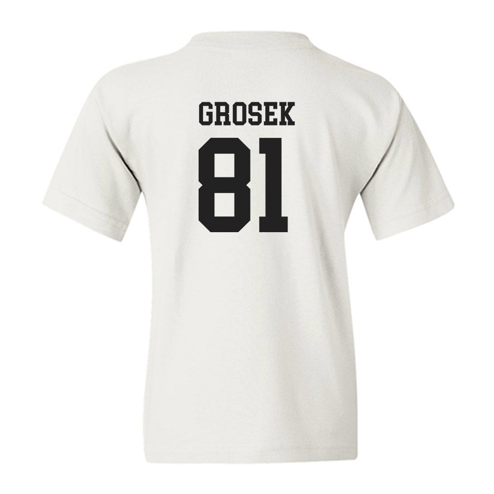 Miami of Ohio - NCAA Men's Ice Hockey : David Grosek - Classic Shersey Youth T-Shirt-1