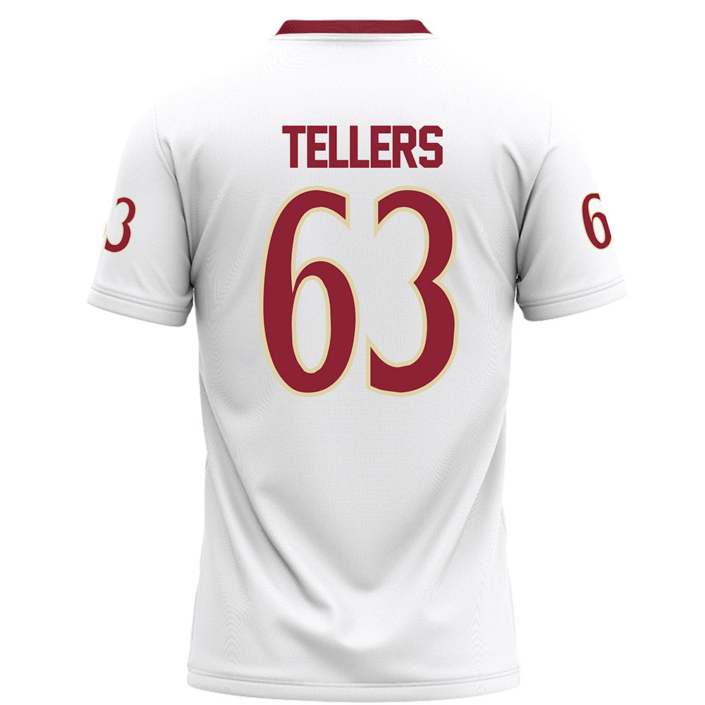 Elon - NCAA Football : Will Tellers - White Football Jersey-1