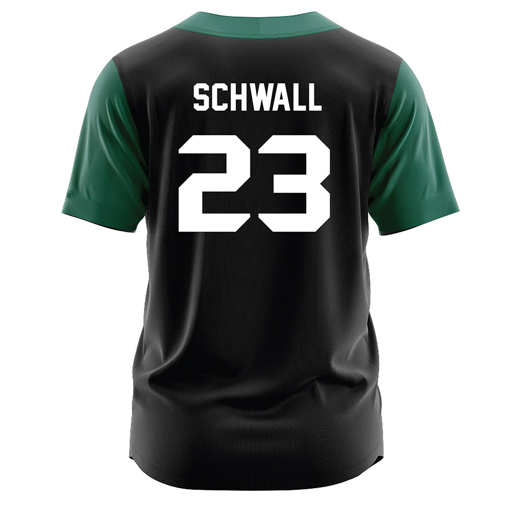 UW Green Bay - NCAA Softball : Brooke Schwall - Black Jersey-1