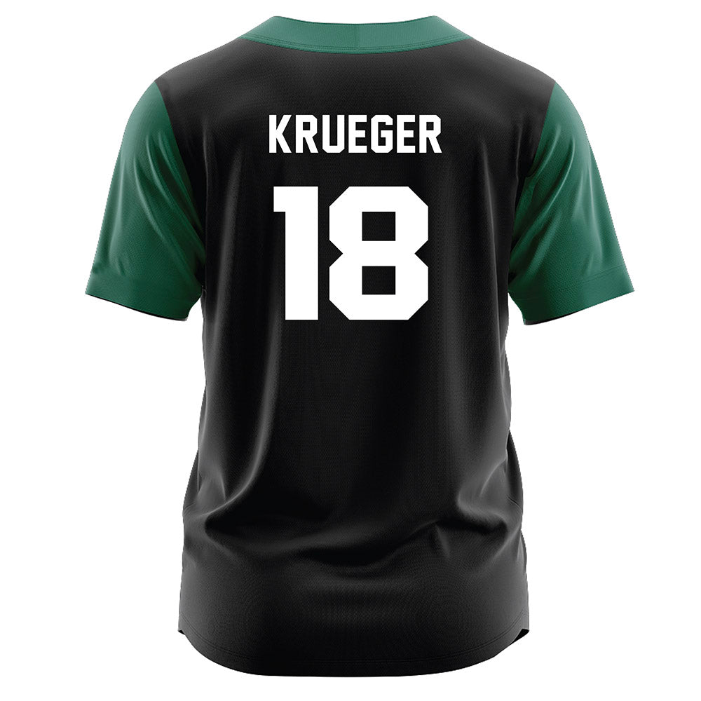 UW Green Bay - NCAA Softball : Emma Krueger - Black Jersey-1