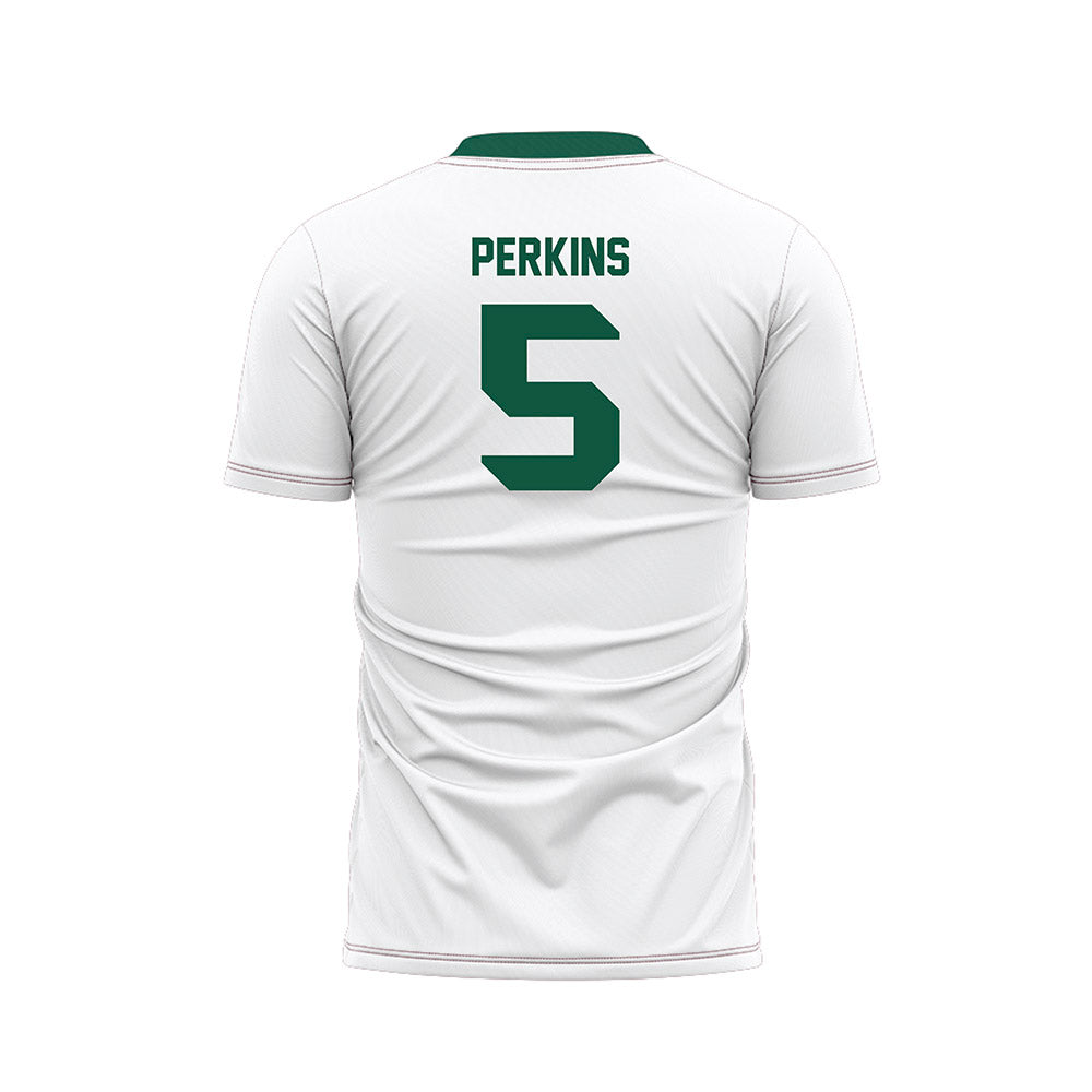 UW Green Bay - NCAA Men's Soccer : Ty Perkins - White Soccer Jersey-1