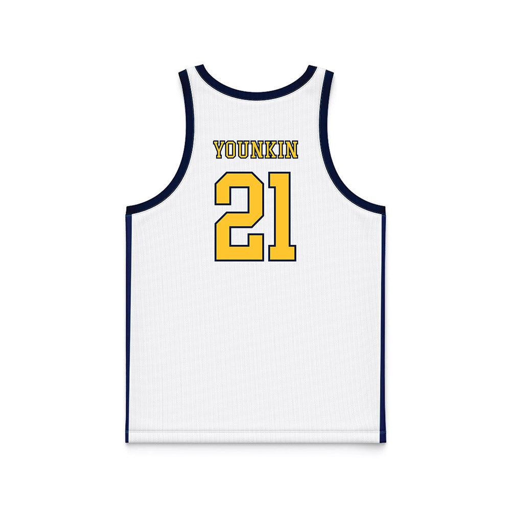 East Tennessee State - NCAA Women's Basketball : Kennedy Younkin - White Basketball Jersey-1
