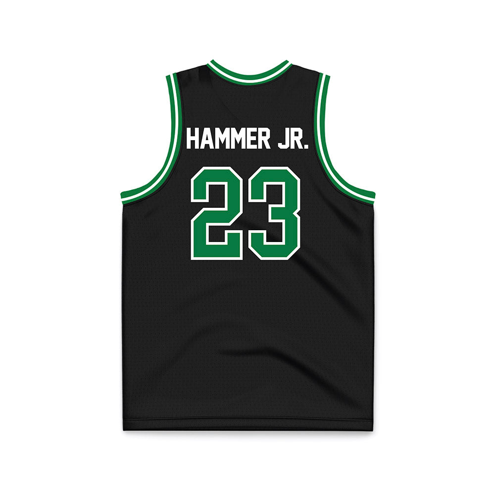 North Texas - NCAA Men's Basketball : Buddy Hammer Jr. - Black Basketball Jersey-1