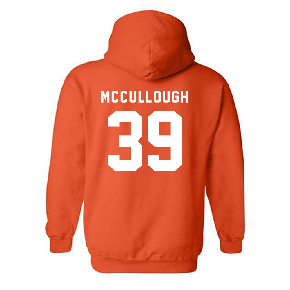 Campbell - NCAA Football : Robert McCullough - Classic Shersey Hooded Sweatshirt-1