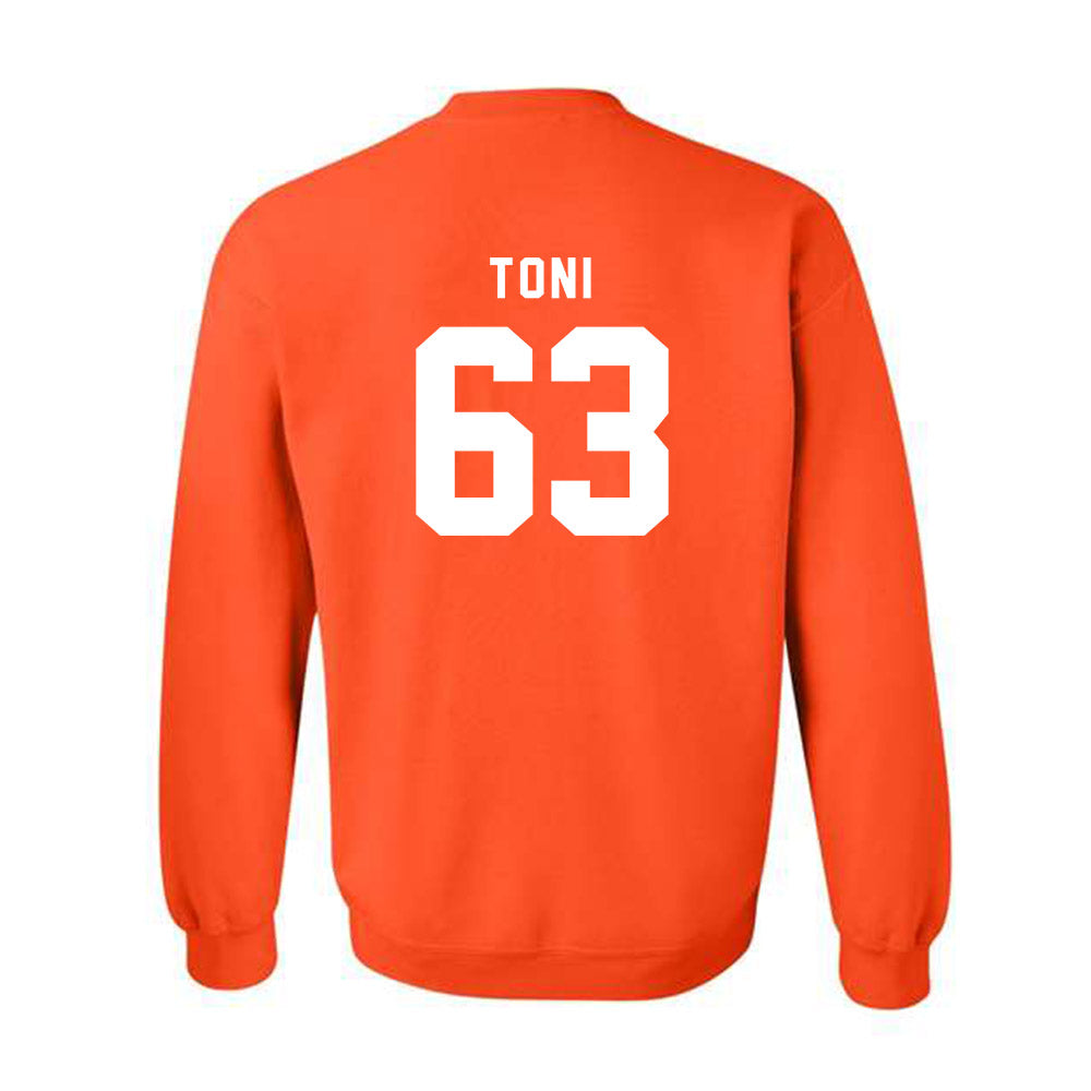 Campbell - NCAA Football : Camden Toni - Classic Shersey Crewneck Sweatshirt-1