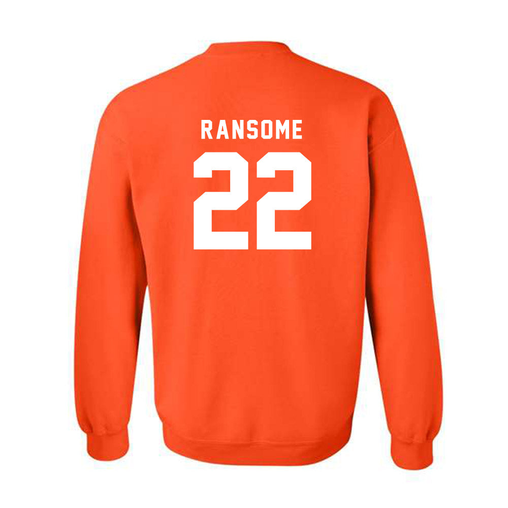 Campbell - NCAA Football : Greg Ransome - Classic Shersey Crewneck Sweatshirt-1