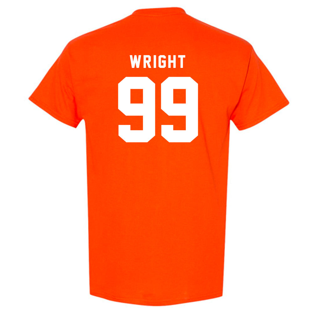 Campbell - NCAA Football : Logan Wright - Classic Shersey T-Shirt-1