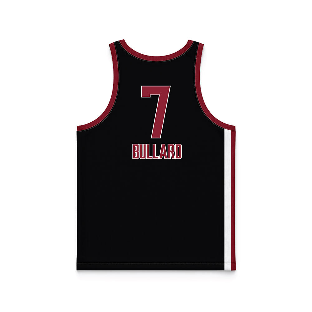 UMass - NCAA Women's Basketball : Leah Bullard - Black Basketball Jersey-1