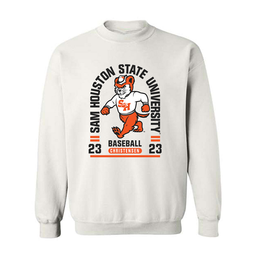 SHSU - NCAA Baseball : Brady Christensen - Classic Fashion Shersey Crewneck Sweatshirt-0