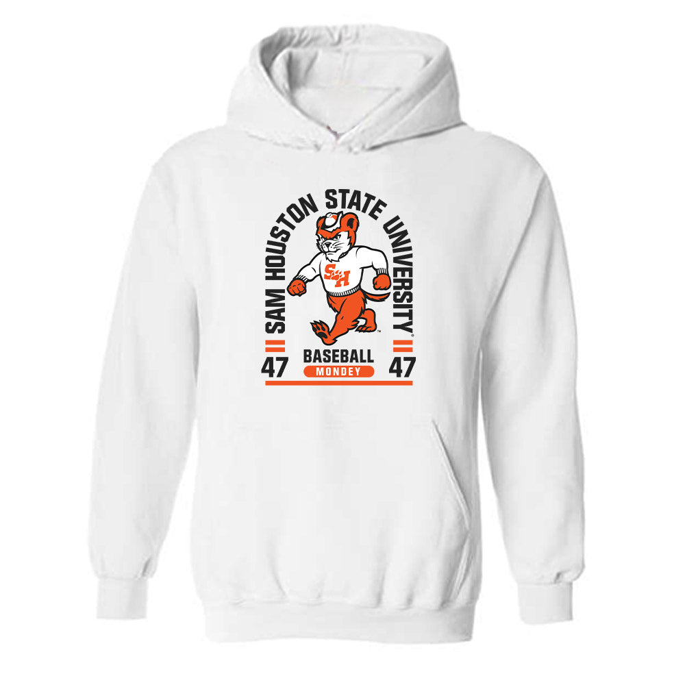 SHSU - NCAA Baseball : Connor Mondey - Classic Fashion Shersey Hooded Sweatshirt-0