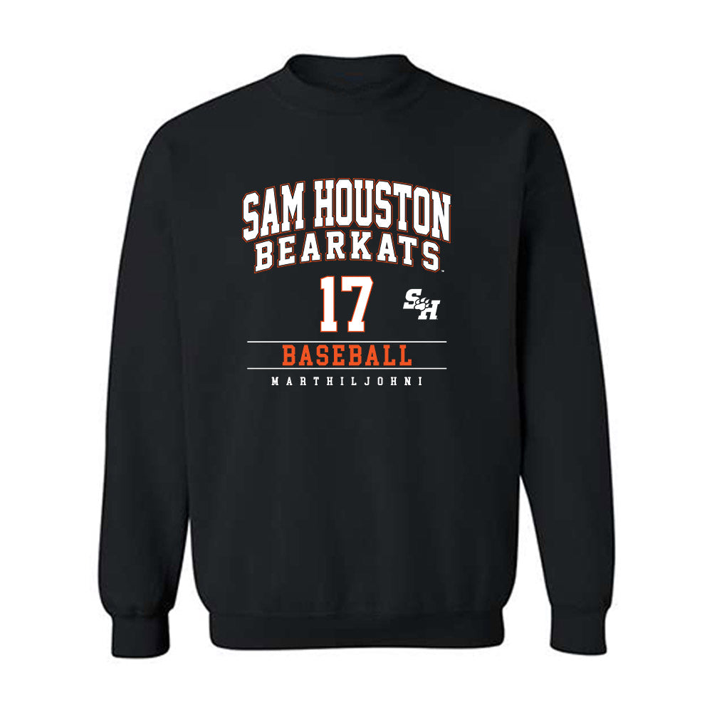 SHSU - NCAA Baseball : Cole Marthiljohni - Classic Fashion Shersey Crewneck Sweatshirt-0
