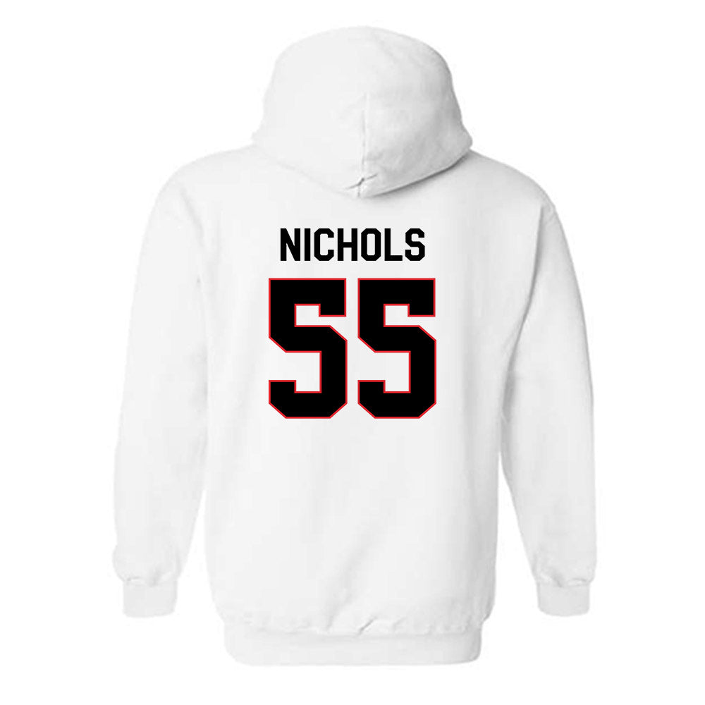 Davidson - NCAA Football : Parker Nichols - Classic Fashion Shersey Hooded Sweatshirt-1
