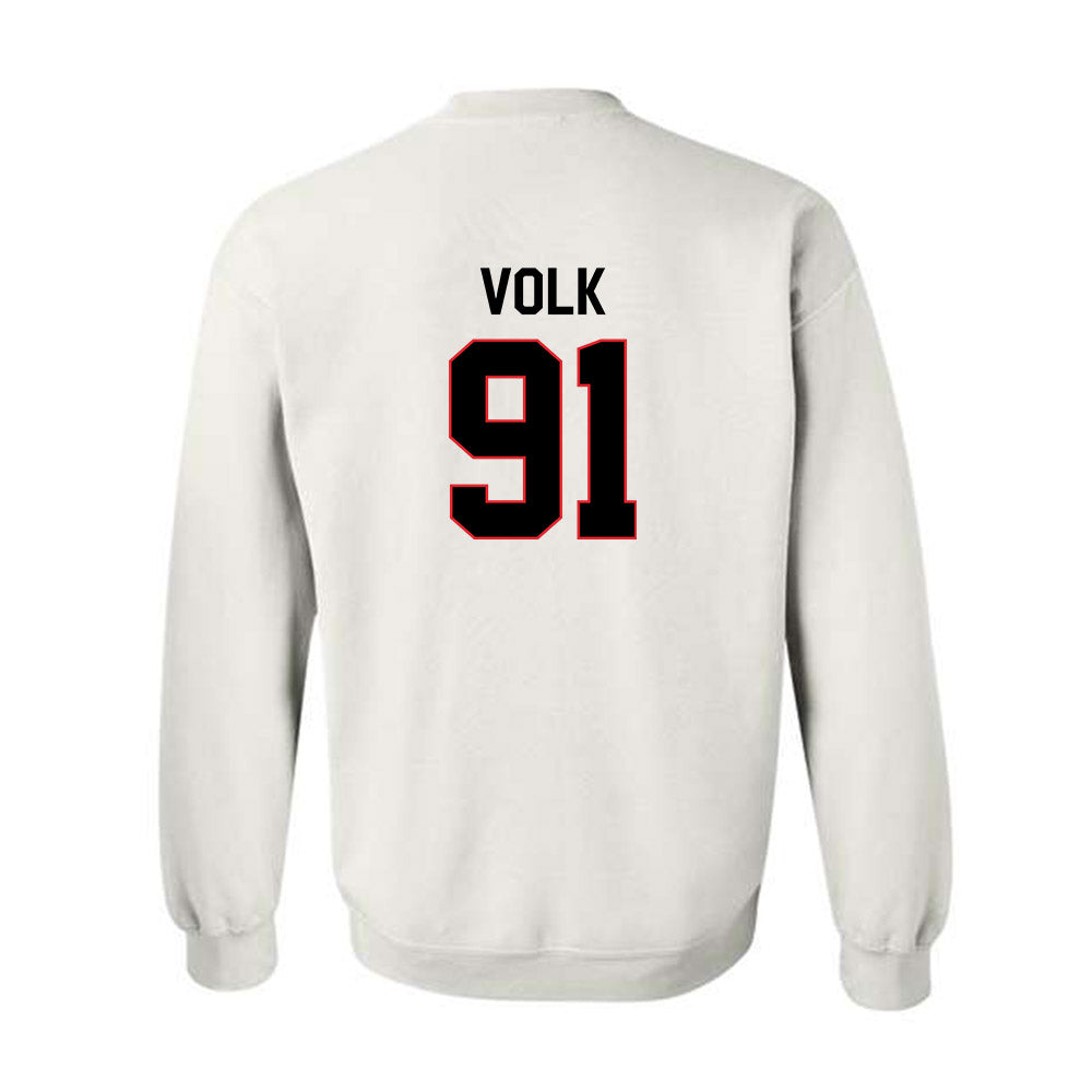 Davidson - NCAA Football : Will Volk - Classic Fashion Shersey Crewneck Sweatshirt-1