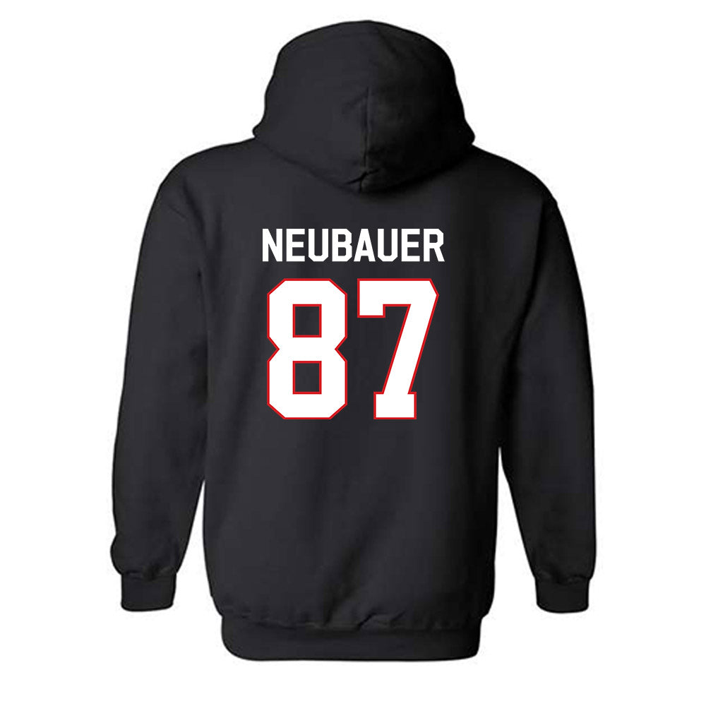 Davidson - NCAA Football : Cal Neubauer - Classic Fashion Shersey Hooded Sweatshirt-1