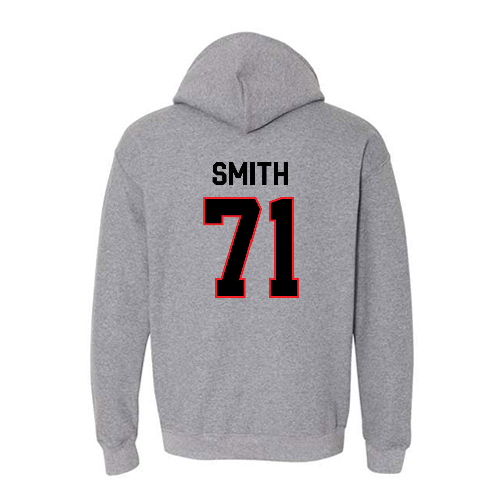 Davidson - NCAA Football : Cole Smith - Classic Fashion Shersey Hooded Sweatshirt-1