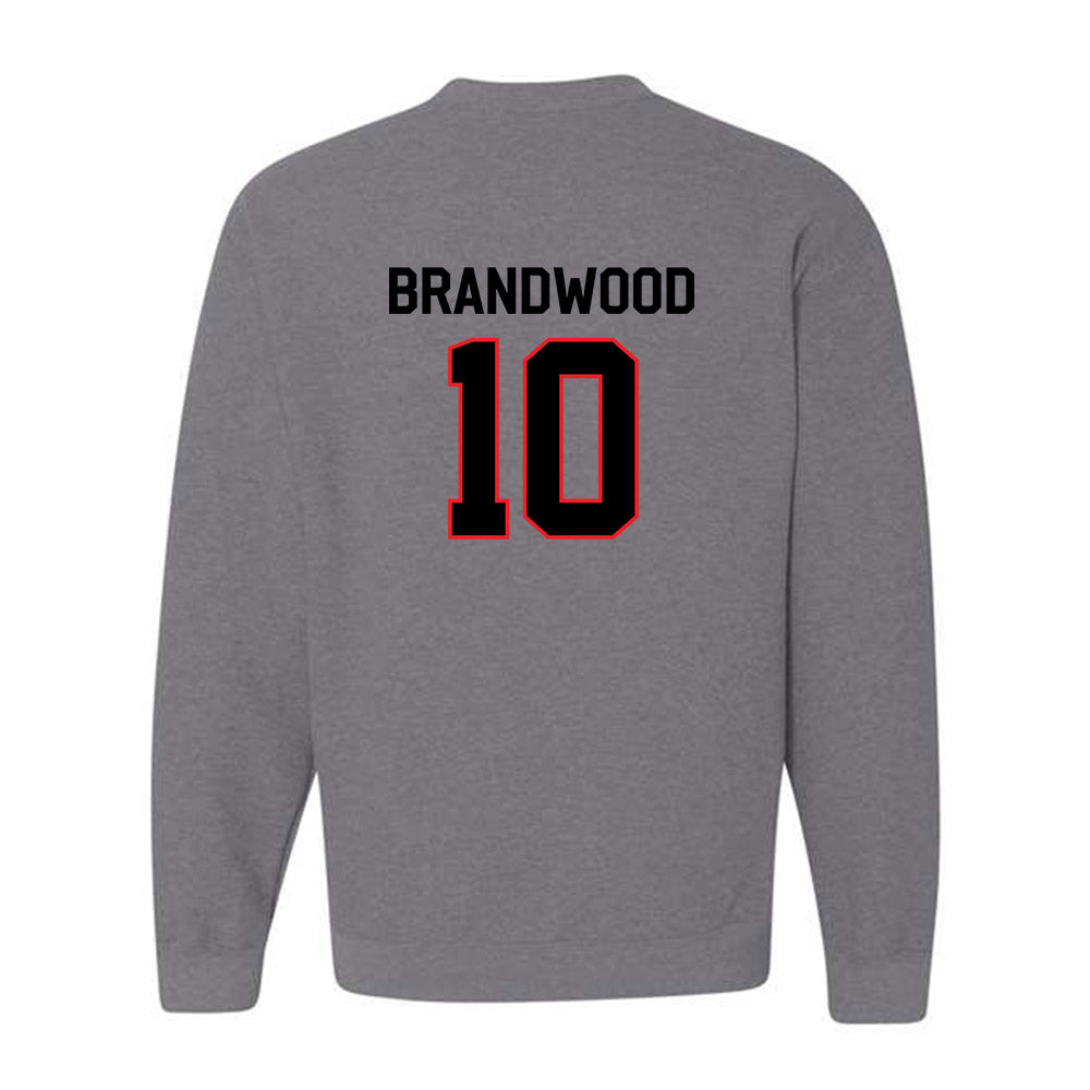 Davidson - NCAA Football : Gavin Brandwood - Classic Fashion Shersey Crewneck Sweatshirt-1