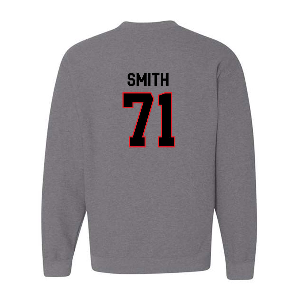 Davidson - NCAA Football : Cole Smith - Classic Fashion Shersey Crewneck Sweatshirt-1