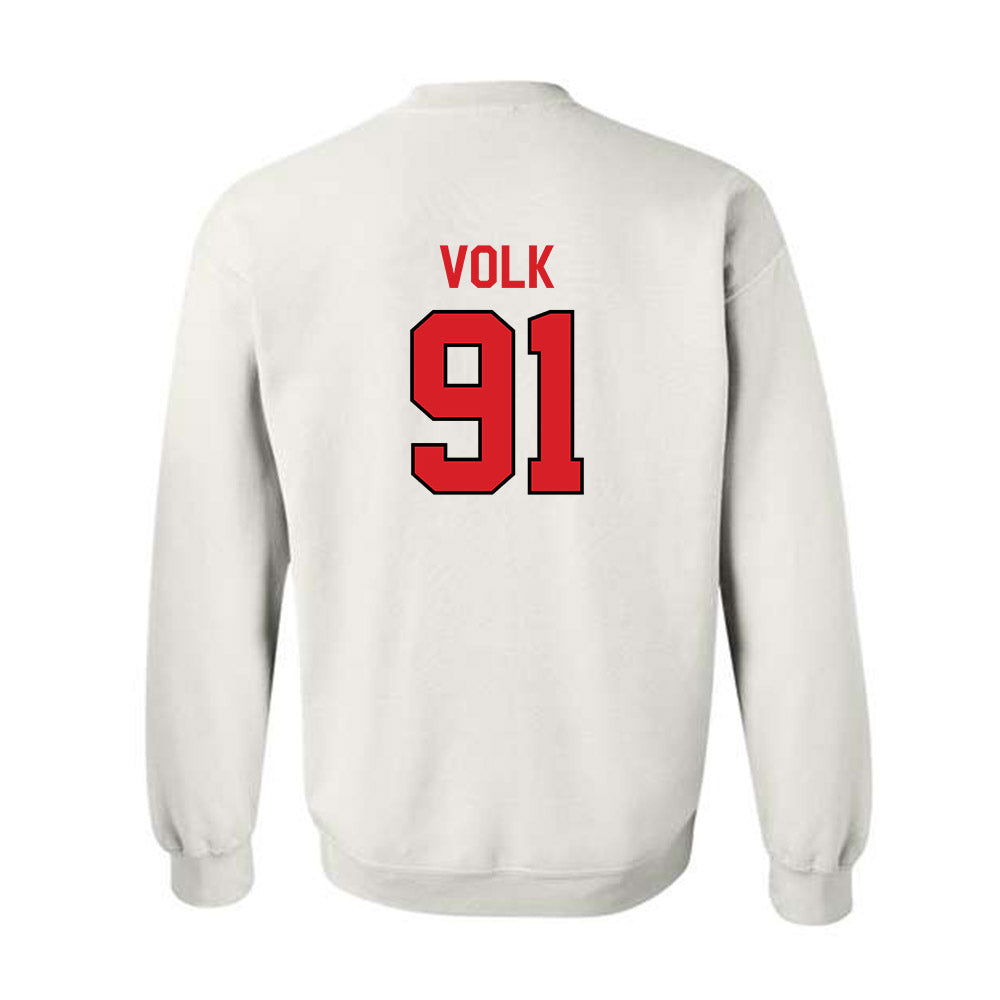 Davidson - NCAA Football : Will Volk - Classic Fashion Shersey Crewneck Sweatshirt-1