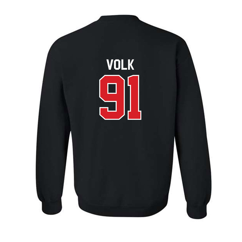 Davidson - NCAA Football : Will Volk - Classic Fashion Shersey Crewneck Sweatshirt-1